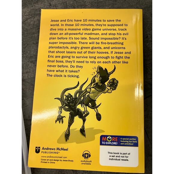 Trapped in a Video Game Lot of 4 Books by Dustin Brady Kids Adventure Series - Picture 5 of 9